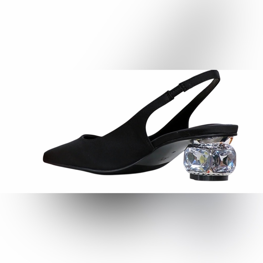 BCBGeneration Jarina Satin Slingback Heels